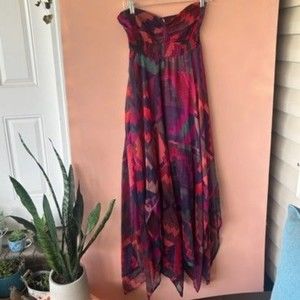 Roxy Strapless Scarf Dress